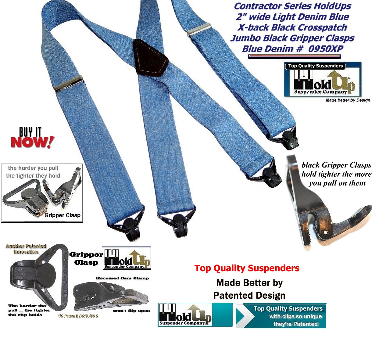 Men's Regular Side Clip Suspenders | Duluth Trading Company