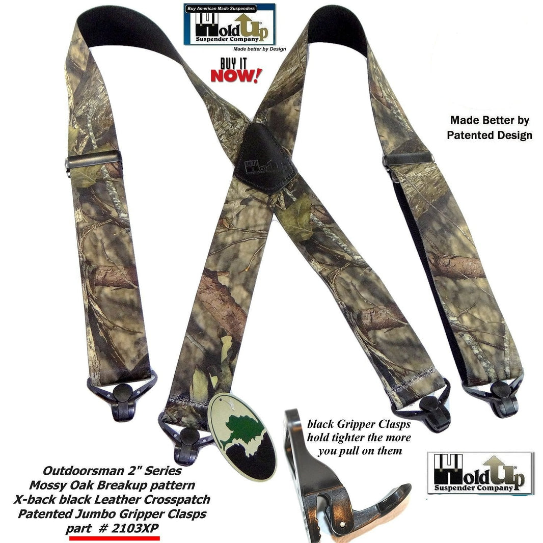 Outdoorsman Series Wide Hunting Suspenders – Holdup-Suspender-Company